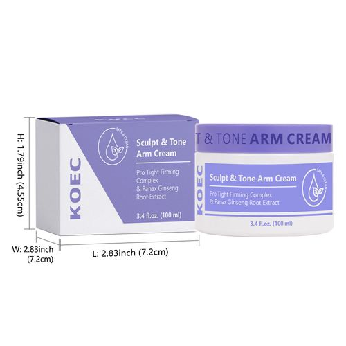From shoulders and arms to waist and abdomen, and then to hips and legs: The KOEC body zone care series - Sculpt&Tone Arm Cream (for shaping the figure), Hip and Thigh Cream (for deep rejuvenation), Abdominal Smooth Cream (for plump and nourishing), Neck Tensing Cream (for reducing wrinkles and tightening), with precise ingredients tailored to meet the needs of different body parts.