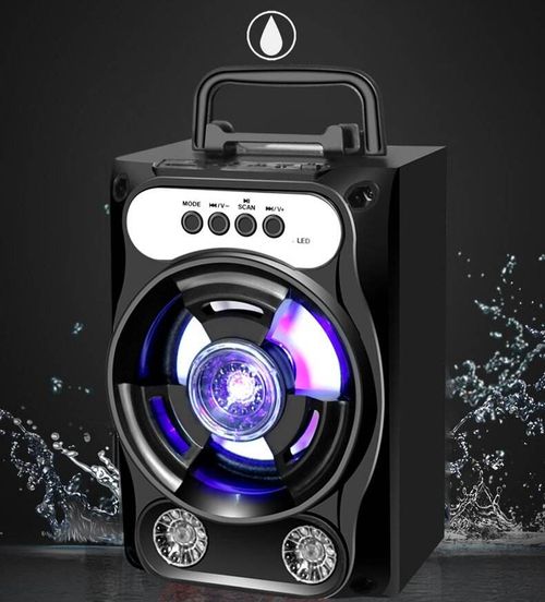 Portable Karaoke Bluetooth Speaker Outdoor Led Light Subwoofer Wireless Speakers