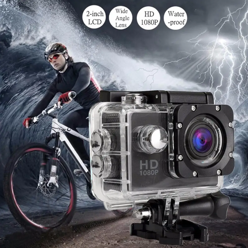 A sports waterproof camera, capable of capturing detailed scenes in extreme conditions with high definition. It is waterproof and durable, and can be fixed on helmets, handlebars, etc. for shooting in various scenarios. Whether you are cycling, skiing or diving, it allows you to free your hands and clearly preserve every exciting moment of your adventure, becoming a memory carrier of extreme life.