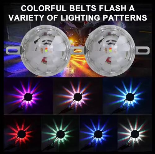 LED multi-color flashing chassis light, with RGB light beads offering over ten modes. When powered on at night, it instantly becomes the center of attention. Strong magnet + adhesive backing makes it easy to install. IP65 waterproof. Suitable for both cars and motorcycles. Order today and you'll receive 4 units. It remains invisible during the day and lights up spectacularly at night. Just unbox and install. Tonight, make your car shine uniquely!