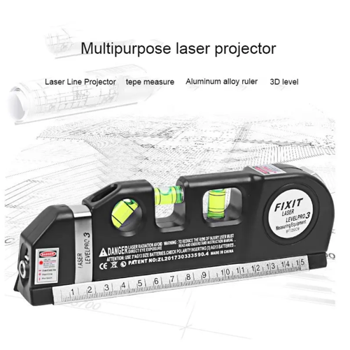 The multi-functional laser leveler integrates laser level projection, tape measure, ruler, and 3D level instrument. It precisely projects horizontal and vertical lasers, providing multi-dimensional balance control and accurate measurement with simple operation. From construction projects to DIY home projects, it is an all-round helper in the field of measurement, ensuring precise and efficient results in one step.