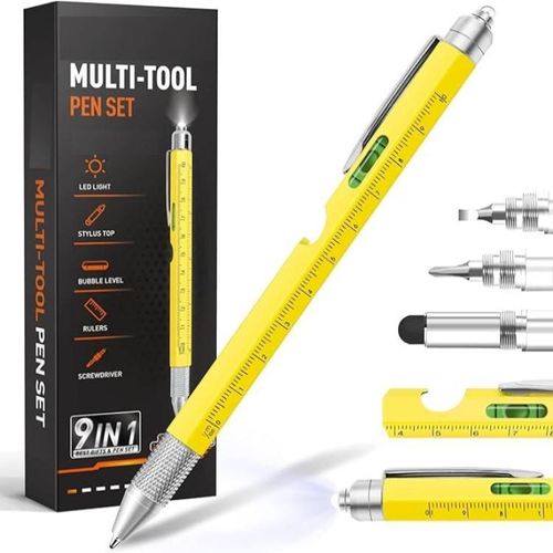 This multi-functional tactical pen is a pocket toolbox. It can be used for writing, measuring length, finding level, lighting, screwing, touching capacitive screen, unscrewing nuts, and even breaking windows in an emergency. Made of durable metal, it is only 165mm long and is portable and practical. It is suitable for engineers, outdoor enthusiasts, and office workers, and is an all-round assistant for enhancing efficiency and dealing with daily and emergency situations.