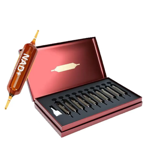 Order today and you will receive 3 boxes of Cell Regeneration NAD+ Body Care Boost Vitality Supplement. This NAD+ dietary supplement is a daily light care aid. Each 15ml bottle is suitable for daily consumption. It contains ingredients such as NAD+. It is suitable for those with dark circles from staying up late and daily fatigue. It is presented in a gift box. The effect may vary from person to person.