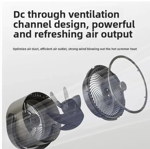 Xianke household air circulation fan. The spiral air gathering technology enables full-house air circulation. It features DC variable frequency, low noise and energy saving. It is equipped with plasma sterilization function. It has multiple adjustable wind speeds + remote control for timing. The air is delivered gently without direct blowing. It is a summer must-have for creating a healthy and comfortable home atmosphere.