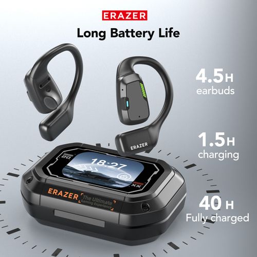 This high-performance headset is equipped with an LCD touchscreen and adopts an innovative phone-free control design, integrating music control, noise reduction adjustment and language switching functions. It has built-in multilingual translation to support real-time face-to-face talks, works with an APP for precise sound tuning, and provides 40 hours of long battery life with fast charging, making it an ideal all-round audio partner for commuting, sports and business.