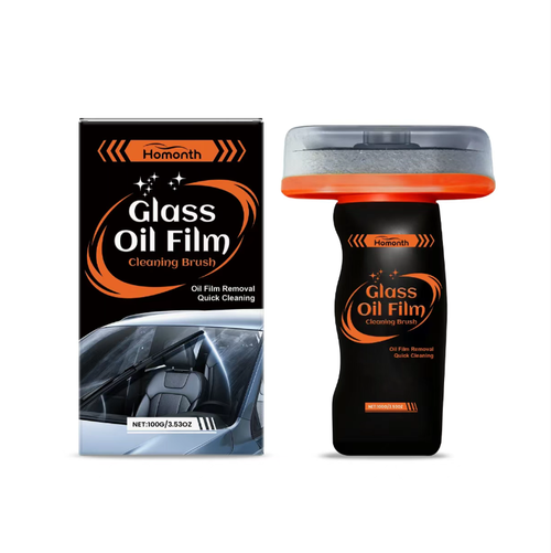 This oil film cleaning brush can directly remove the oil film. It contains cerium oxide and will not damage the glass. After cleaning, the waterproof performance can last for a long time. It is suitable for all vehicles and household glass. It is portable and easy to use. Just two to three minutes is enough to make the glass as clear as a high-definition screen, making driving safer. If you place an order today, you will receive 3 bottles of car glass oil film cleaner.