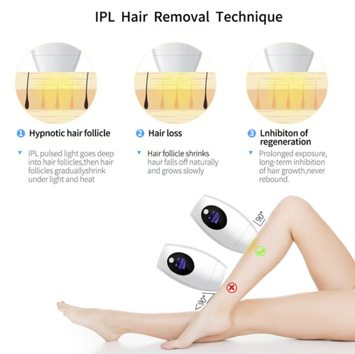 Clinical-grade laser hair removal device, removes hair from the root, provides long-lasting smoothness. The laser precisely targets the hair follicle roots. Dual mode + multiple gears are compatible for the entire body, achieving long-lasting smoothness. Compact and easy to operate, with a protective eyewear. At home, you can achieve the level of professional hair removal as in the clinic, and enjoy beautiful skin all season long!