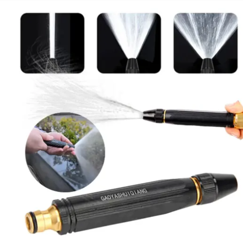 High-pressure water gun with strong pressure, powerful flushing force. Easily remove dirt and moss from the car. The telescopic hose saves space (can be extended up to 15 meters). 3 water output modes for switching. Suitable for washing cars, watering flowers and cleaning the balcony. The all-copper connector does not leak water. The non-slip handle is convenient and cost-effective!