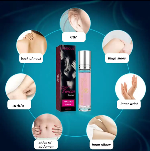 Order now and you will receive a 6-piece set of snap-on roller ball erotic perfume for couples. The fragrance has a sweet and gentle scent that complements a calm and stable aroma. The roller ball design allows for interactive and portable controlled application. The plant-based ingredients adhere to the skin without causing irritation. It is suitable for daily use, dates, and creating a relaxed and intimate atmosphere. It can be given as a gift or used by yourself!