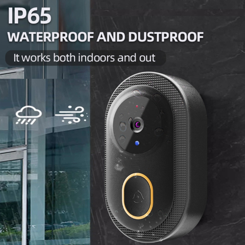 Ultra-clear wireless video doorbell, voice changing function, automatic capture, infrared night vision, mobile phone remote control, all the necessary functions are available