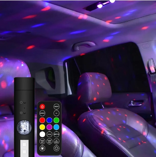 The dual-magnetic ball projection combined with diamond lenses brings the galaxy into the car. With 16 million RGB colors that can be switched at will, there are various modes such as static, breathing, and burst flash to choose from. All can be controlled with a remote control. Whether for commuting alone or for a trip with friends, it can create an atmosphere and make every journey full of a sense of ceremony.