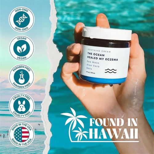Itchy and dry skin, turning red from scratching? This marine repair cream, with aloe vera, seaweed and oatmeal, tackles the source of the itch from the root, moisturizing and strengthening the barrier. It has a non-sticky and non-damp cream texture.  Order today and get 5 bottles. Each bottle is priced at the same as a cup of coffee. Suitable for the whole family. It can help stabilize the skin for both seasonal dryness and long-term eczema.