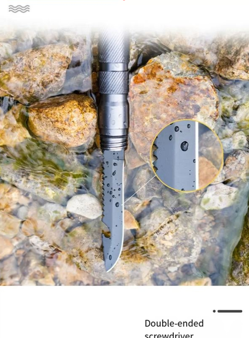 This 6-section telescopic folding hiking stick offers the dual advantages of lightweight design and strong support. Its 6-section telescopic feature enables it to precisely fit different heights and terrains. When folded, it is portable and easy to store. During hiking and trekking, it can evenly distribute body weight and maintain balance, helping you easily navigate rough mountain paths. It is a functional tool for exploring the wilderness.