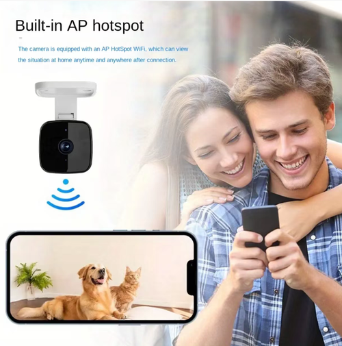 The ideal choice for family peace of mind. 2.4GHz + 5GHz dual-band WiFi ensures stable connection without dropping. 4MP high-definition combined with full-color night vision, providing clear images day and night. AI humanoid and abnormal sound detection, triggering audible and visual alarms and sending messages. Comes with AP hotspot for emergency disconnection, allowing viewing even in such cases. Remote viewing + easy installation, enabling you to keep track of your home anytime and anywhere.