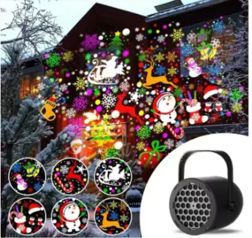 Order today and you will receive 2 high-definition Christmas party snowflake pattern projectors. No complicated setup is required to create a Christmas atmosphere. It comes with various theme patterns such as snowflakes and elk, and its handle design makes it convenient to carry and move. It is suitable for living rooms, bedrooms, camping and other scenarios. The USB power supply is flexible, allowing you to instantly transform any space into a masterpiece filled with Christmas themes.