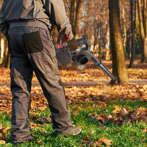 Electric Cordless Industrial Grade Hand Blower DC Power  for DIY Lawn Care Air Fuel Leaf Blowing