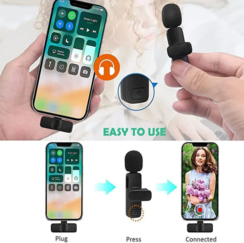 Hot Sell1Packs Wireless Type C Microphone for Podcast Portable Microphone Mobile Phone