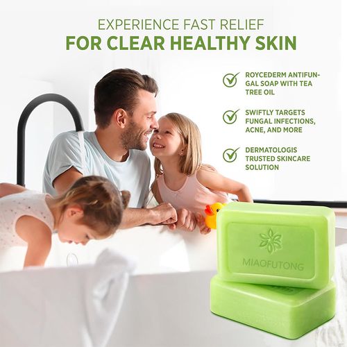 Tea Tree Oil Antifungal Soap, the Savior for Acne-prone Skin. Order today and get 3 bottles for just $3. It contains Australian tea tree oil, effectively controlling oil and treating acne, improving back acne. The plant-based formula is gentle and moisturizing, allowing you to effortlessly achieve a refreshing and acne-free skin. Take advantage of the offer and get it now！