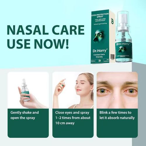 Order today and you will receive 5 bottles of the doctor's regular-use specialized eye spray for repairing and soothing tired eyes. It is made with natural ingredients and provides scientific care for the eyes! Extracting plant essences and adding menthol, it offers a refreshing and soothing experience. Produced in accordance with GMP certification standards, it can quickly improve the dryness, pain and redness of the eyes, and is an essential eye care product for modern city dwellers.