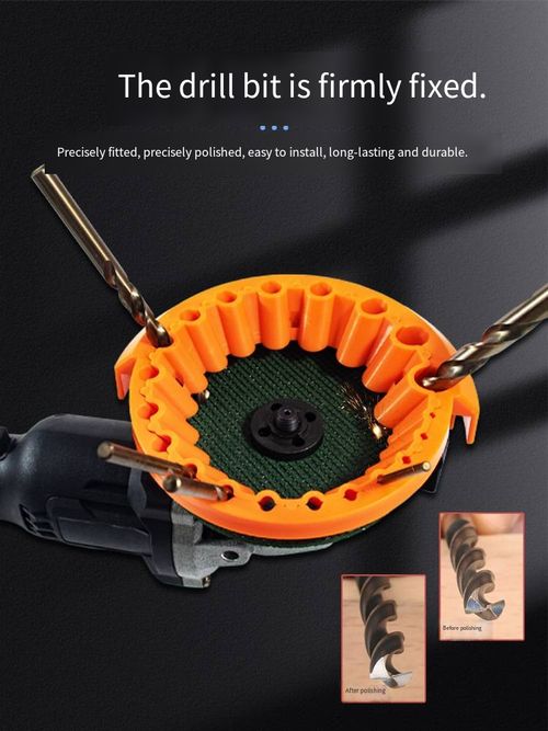 2026 fully upgraded ring-shaped drill bit grinding positioning bracket: Suitable for various diameters of drill bits, capable of drilling various sizes of holes. The reverse snap-fit design can prevent deviation. It is convenient for precise re-grinding. The four-step installation method is easy to learn and master. If you place an order today, we will send you a total of 2 grinding and polishing auxiliary tools.