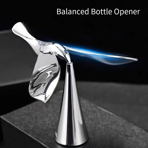 This zinc alloy bird-shaped bottle opener utilizes the principle of gravity to achieve a suspended state and will not fall. It can rotate 360 degrees and can stand steadily when pressed. Using it to open beer or soda is both effortless and convenient. Order today and you will receive 3 bottle openers. It is both practical and becomes the focus of social activities. Make this small task full of a sense of ceremony.
