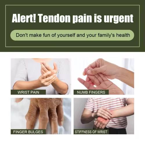 If you place an order today, you will receive 3 bottles of tendon gel spray. It contains herbal ingredients that are gentle on the skin and easy to carry. It is suitable for people with tendon discomfort and can help maintain wrist health and restore hand flexibility. It is the savior for those seeking to restore hand mobility.