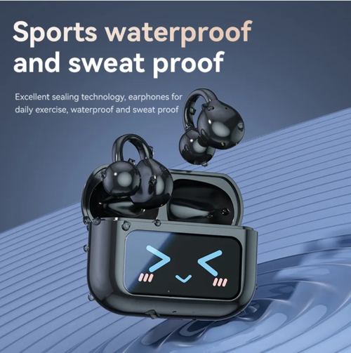 Intelligent touch control wireless earphones, all-round in sound and color. Open ear hangers + directional sound emission. Type-C fast charging + sports waterproof. Noise reduction and high-definition calls. Fully compatible with commuting, sports and entertainment. Choose it for a new auditory experience!