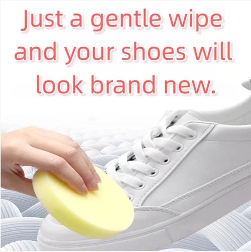 This pair of white sneakers is water-resistant and can be cleaned simply by using a sponge to apply an appropriate amount of the paste, and then gently wipe. The stains will disappear instantly. There is no need for water washing. It is a time-saving and labor-saving cleaning tool. If you place an order today, you will receive 5 boxes of KenTowei white sneakers multi-functional cleaning paste. It is very portable and can provide cleaning and care for your shoes at any time.