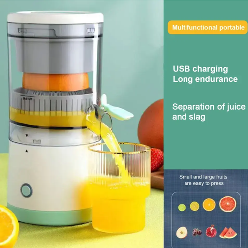 New Portable USB Charging Juicer, Efficient Pulp Separation, High Juice Yield for Oranges, Lemons, Watermelons, Grapes, etc., Portable Multifunctional Lithium Battery Rechargeable Juicer,