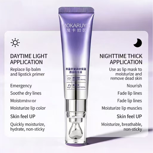 Order today and you will receive 5 bottles of pure natural plant extract exclusive film-forming technology long-lasting moisturizing lip essence liquid. It has a delicate and moist texture. Wrinkles can be smoothed out in just 5 minutes. It provides long-lasting moisture for up to 12 hours. When used at night, it can be used as a repair lip mask. It offers unique colors for everyone. It is an excellent lip care product that can give you plump lips.