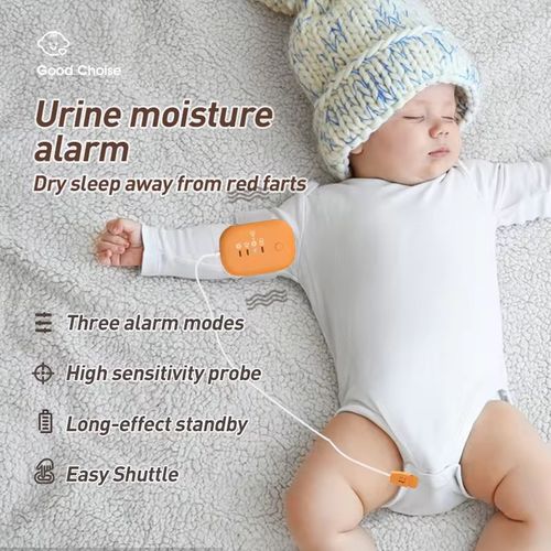 Baby wetting alarm: It has highly sensitive sensor. Once the baby gets wet, it will trigger three alarms - vibration, beeping and light flashing. This helps change the diaper in time to prevent red bottom. It features a soft binding strap and Type-C three charging ports. It is safe, easy to operate and helps the baby sleep soundly while relieving parents' worries. It is a must-have device for preventing red bottom in parenting.