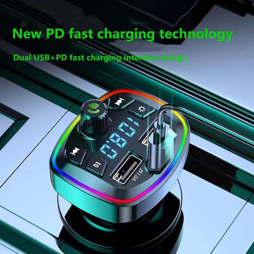 Order today and you will receive 2 car-mounted Bluetooth digital color MP3 players, which support fast charging. The colorful ambient lights create an interior atmosphere. High-definition hands-free calling allows you to make calls without holding your phone. Using FM modulation technology, it ensures the audio quality is lossless. It supports voice synchronization with music navigation. It is a must-have device that combines car charging and entertainment functions.