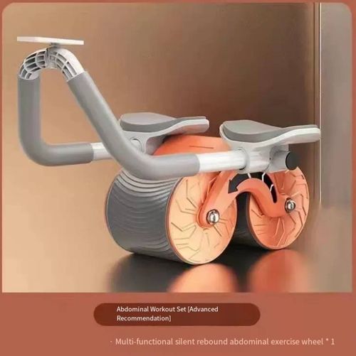 New Automatic Rebound Ab Roller Wheel with Elbow Support for Women & Men with Knee Mat & Timer