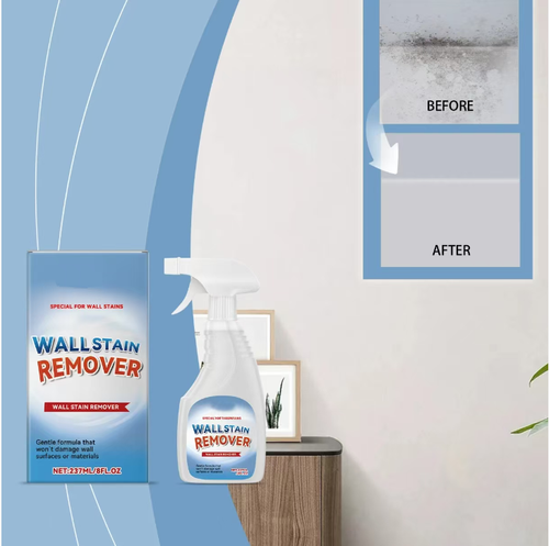 This wall mold remover is the savior of moldy walls! Just spray and wipe, and the mold spots disappear instantly. The spray head is suitable for large areas and hard-to-reach corners. It is gentle and has no pungent smell. It can also inhibit mold growth. Order today and get 2 bottles. It can handle all the moldy areas in the kitchen, bathroom, and corners. Spend one amount of money and get double the cleaning power. Easily restore the cleanliness of the wall!