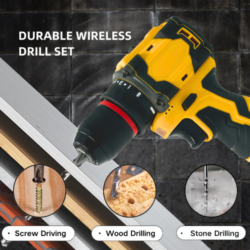 When home renovation collides with stubborn screws, and when construction work encounters tricky drilling holes, what you need is a versatile lithium battery drill that can defeat a hundred opponents with one. This 2-in-1 lithium battery tool that combines drilling and screwing functions is your efficiency engine for conquering various working conditions.