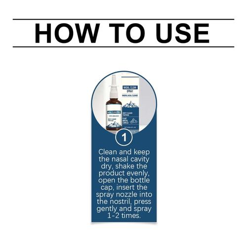 Nasal Cleaning Spray - Your Reliable Health Companion! It can gently remove pollutants and allergens from the nasal cavity, alleviating symptoms such as nasal congestion and itching. Made with natural ingredients, the spray is fine and the design is convenient to carry. Order today and we will send you a total of 3 bottles. This will allow you to protect your nasal health at any time and enjoy fresh breathing!