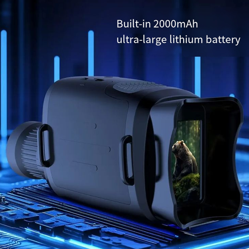 Industrial Thermal Monocular - 10X 1080P with 5W IR, 800m Range for Equipment Inspection & Night Monitoring