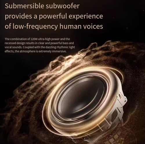 Xiaohan Bluetooth Speaker: Features a glass dome with 6 layers of breathing lights, 360° surround sound field + 9D deep bass, and Bluetooth instant connection. With its small size, it delivers cinema-level audio quality. Its black and gold appearance is suitable for desktops. It can enhance the atmosphere for listening to music, working, or small gatherings. It is the joy switch for your ears.