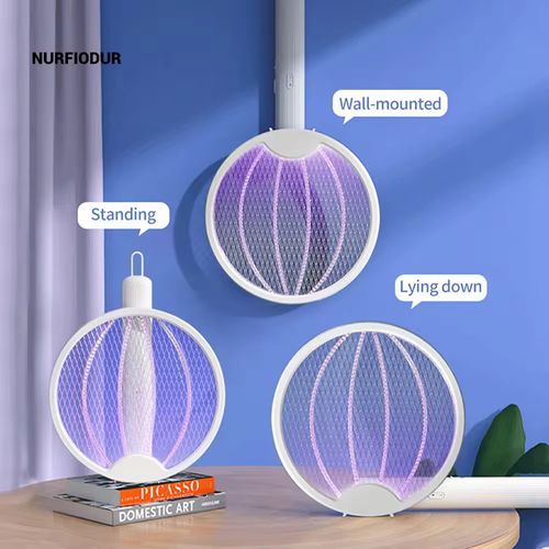 Portable Electric Mosquito Swatter and Lamp,World premiere, trendy design concept