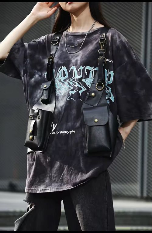 New Man Pu Leather Anti-Theft Safety Wallet Bag Travel Outdoor Hidden Underarm Holster Pirate Shoulder Phone Case Wallets Bags