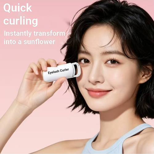 This rechargeable electric curling mascara holder is compact and portable, with a built-in hook, and can be stored in your makeup bag. It features a constant-temperature heating design, which gently shapes the curl of the eyelashes, preventing the formation of hard creases and being friendly to beginners. It is suitable for daily use and for touch-ups during travels. When using, avoid touching the skin and wait for it to cool down before storing it.