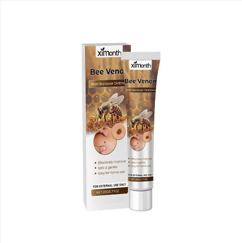 Bee Venom Wart Cream: A natural formula that effectively eliminates various warts. It gently penetrates and eliminates hyperplasia, repairs the skin, and avoids laser and cryotherapy. It allows you to achieve smooth skin at home. Order today and get 3 boxes! Clear all warts on your face, hands, and private areas, preventing recurrence. Say goodbye to all warts and regain a fresh and confident skin!