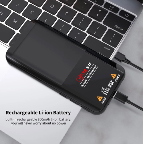 Battery-powered color LCD digital multimeter: An all-in-one measurement tool for electricians, featuring a high-definition color screen for clear data display, intelligent automatic range selection, multiple protections, portability and ease of use. It is an accurate and convenient choice for electrical measurements.