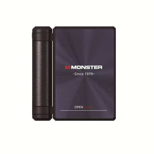 Monster's dual-fold Bluetooth headphones offer excellent performance. The over-ear design ensures a secure fit without causing ear discomfort. The biologic diaphragm and virtual bass provide powerful sound quality.  The dual-fold compartment is thin enough to fit in a wallet, making it convenient for carrying during exercise, commuting, or office use. The open listening mode allows for both music enjoyment and ambient sound, making it both practical and comfortable.