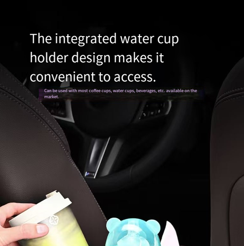 Multi-functional car armrest storage box, with multi-layer large capacity to store tissues and scattered small items. Side has a cup holder. Comes with RGB multi-mode ambient light. Dual Type-C + USB interfaces with 5A fast charging. Leather texture matches the interior. Easy to install and anti-slip for storage. Helps organize the center console and upgrades the driving experience. With practical functions and exquisite details, each journey becomes more comfortable and convenient.