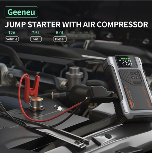 The multi-functional emergency power supply and inflation unit can provide strong starting and charging for all vehicle models. It comes with a digital inflation pump and combines the functions of a mobile power source and emergency lighting. It has multiple safety protections and is portable and compact. It is an all-in-one emergency rescue tool for car owners for driving, commuting, and emergencies. It is a must-have for the vehicle and ensures worry-free travel.
