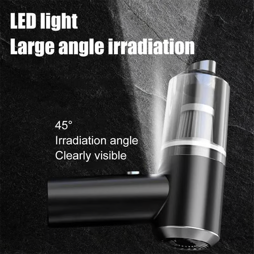 Wireless handheld vacuum cleaner for home and car use