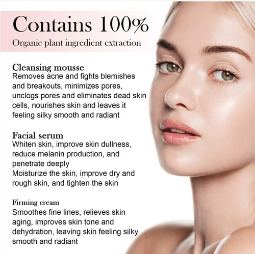 Order today and get 5 bottles of the 5-in-1 anti-aging essence! It has moisturizing, brightening and firming effects. The egg white texture quickly penetrates without being sticky. It can remove yellowish discoloration and fine lines, and improve skin texture. It is suitable for both dry and oily skin. Use one tube in the morning and one in the evening, and 5 bottles are enough for two months. This simplifies your skincare routine and keeps you young!