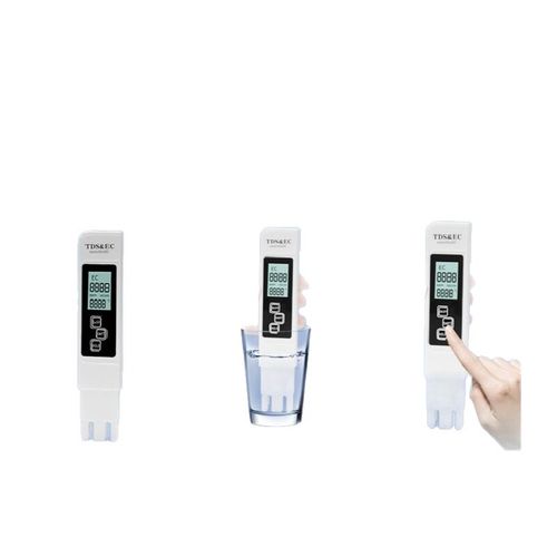 If you place an order today, you will receive 2 three-in-one TDS professional precise digital portable water quality detection pens. They feature high-precision titanium alloy electrodes - capable of accurately measuring the total dissolved solids (TDS) values of drinking water, aquariums, hydroponic systems, and household water. They also have data retention function and automatic shutdown function, making it convenient for reliable water quality analysis.