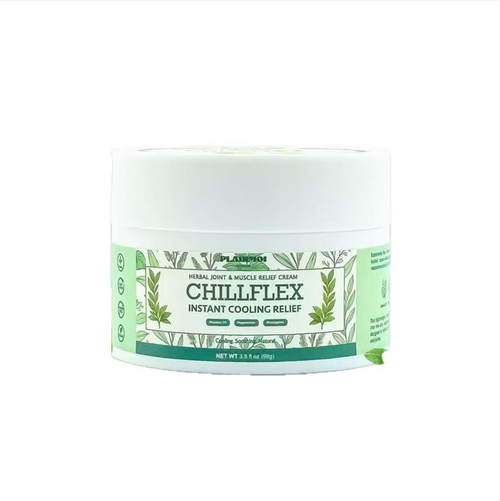 CHILLFLEX Plant Soothing Cooling Cream, with a plant-based formula, provides instant cooling and refreshing relief. Suitable for both post-workout rejuvenation and daily relaxation. Order today and receive 4 bottles as a gift. Use in the morning and evening. This product effectively relieves joint and muscle pain, restores flexibility, comfort, and vitality. Make the purchase now and let the power of herbs become your recharge station for both body and mind!